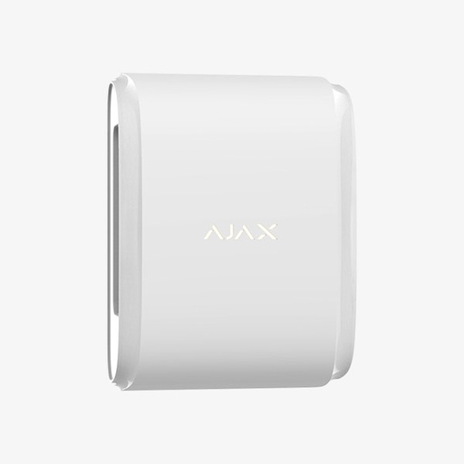 Ajax DualCurtain Outdoor. Detector PIR exterior de cortina DUAL inalámbrico. Blanco. Hub2 o Superior